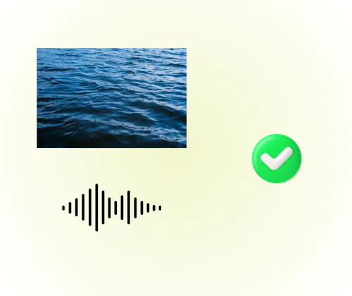 本物の音声と映像を一緒に