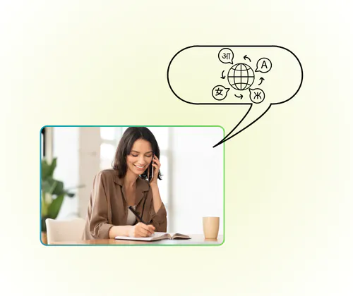 多言語での正確なリップシンク