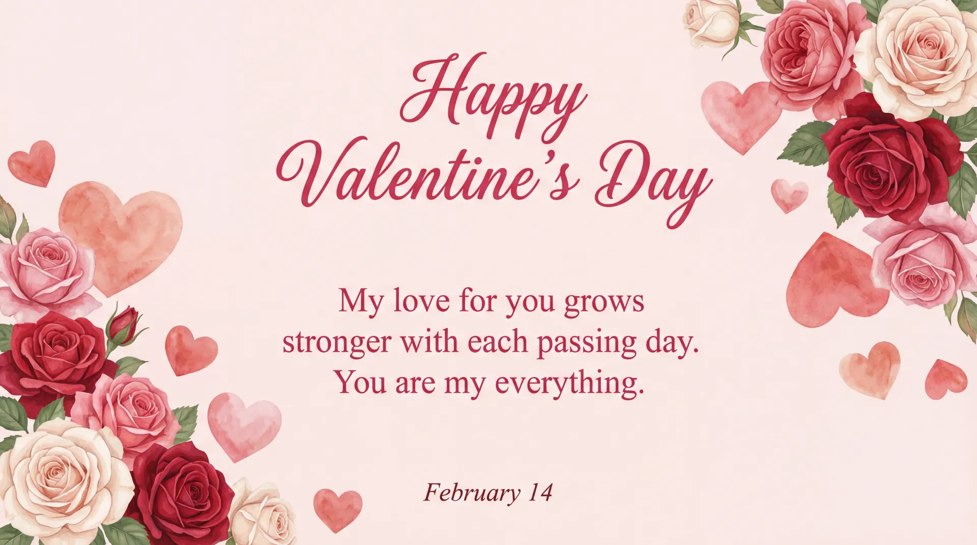 AI Valentine Day Card Maker Sample: Romantic & Classic