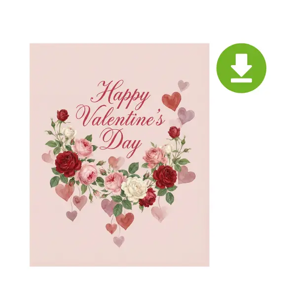 AI Valentine Day Card Maker - Step 3: Generate & Download