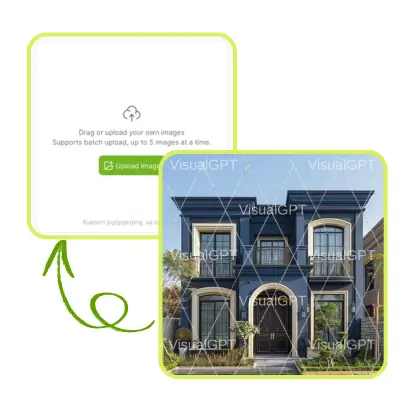 Supprimeur de filigrane IA : Étape 1 : Téléchargez votre image filigranée